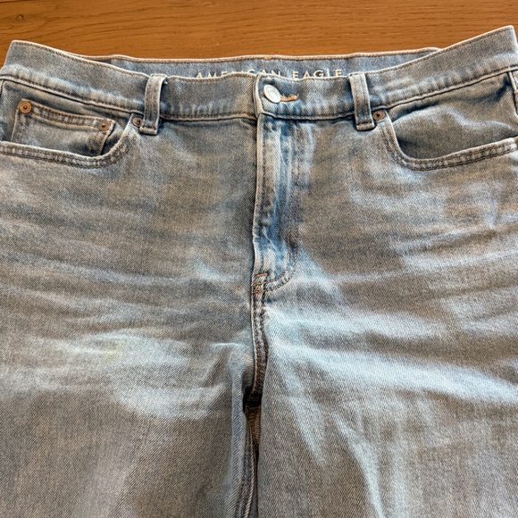 AE stretch barrel jeans Sz 8 short - Picture 9 of 14